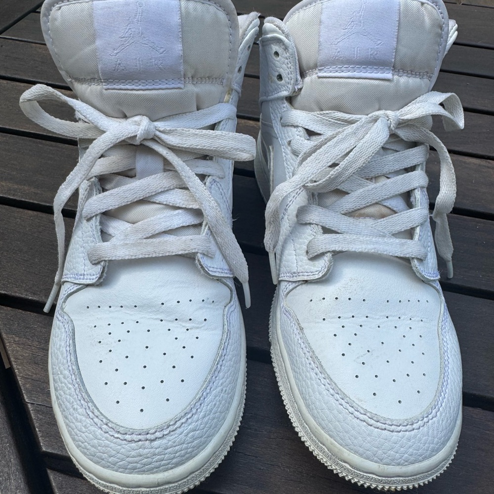 Kids Nike white High Top